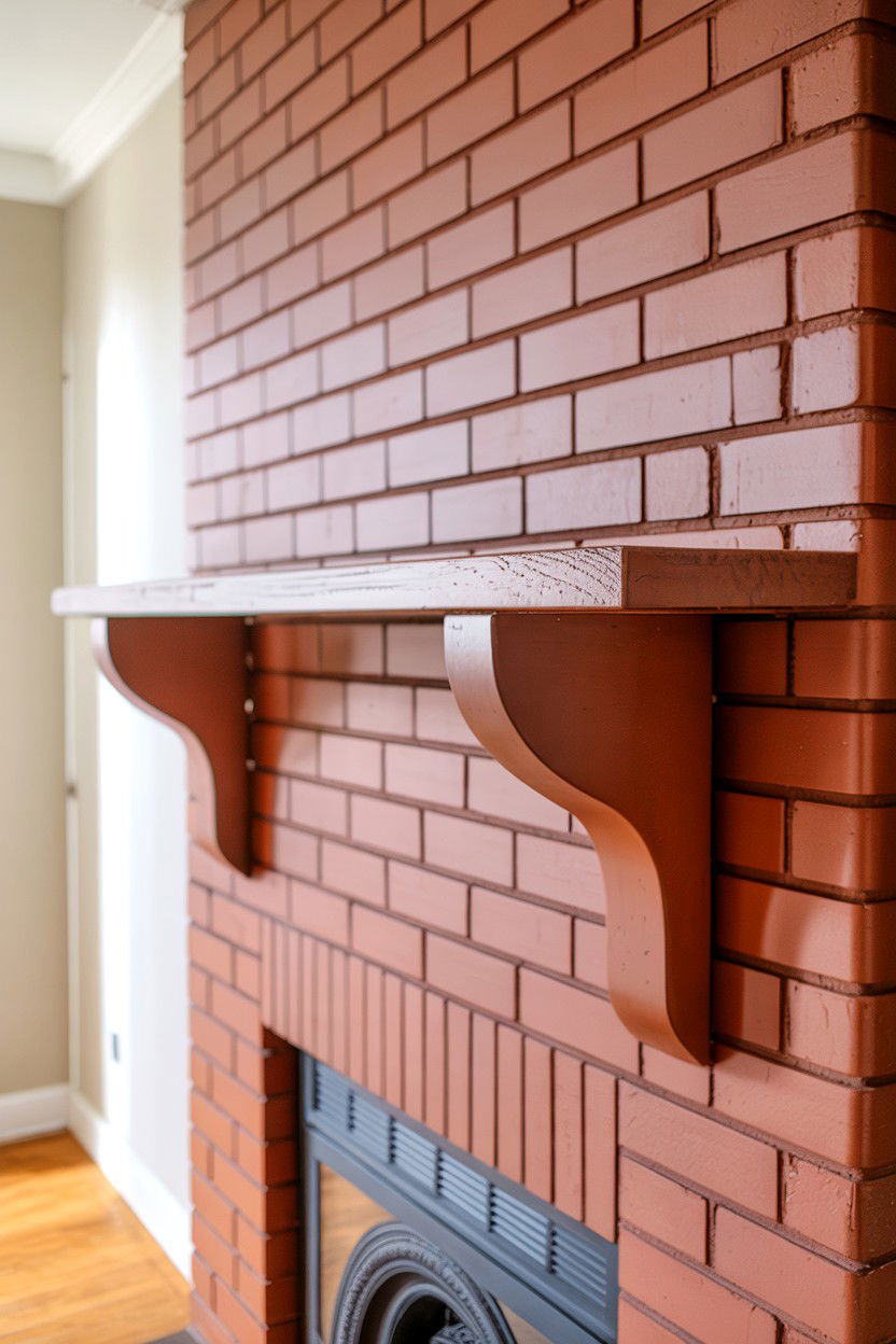 Painted Brick Ledge Extension