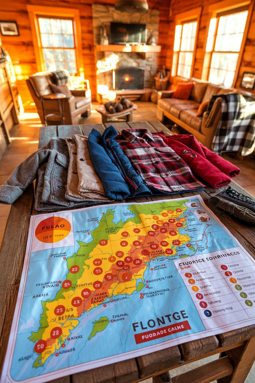 Peak Color Timing and Maps - 20-fall-foliage-cozy-cabin-trip-ideas