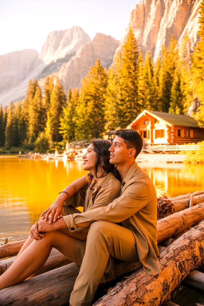 Photo Session with Scenic Backdrop - 20-luxury-cozy-cabin-trip-ideas