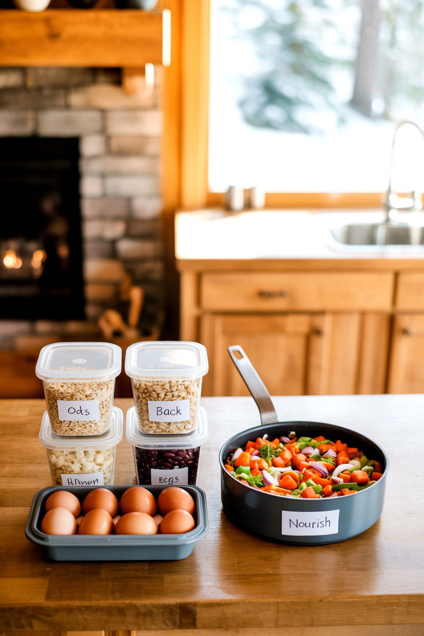Simple Meal Plan and Staples - 20-budget-friendly-cozy-cabin-trip-ideas