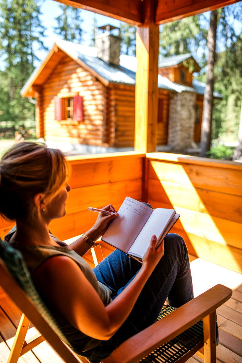 Solo Soak and Journal Pause - 20-hot-tub-cozy-cabin-trip-ideas
