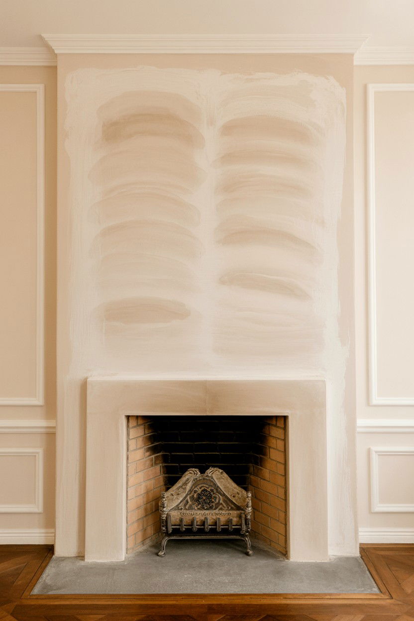 Venetian Plaster Luxury - 30 fireplace wall ideas