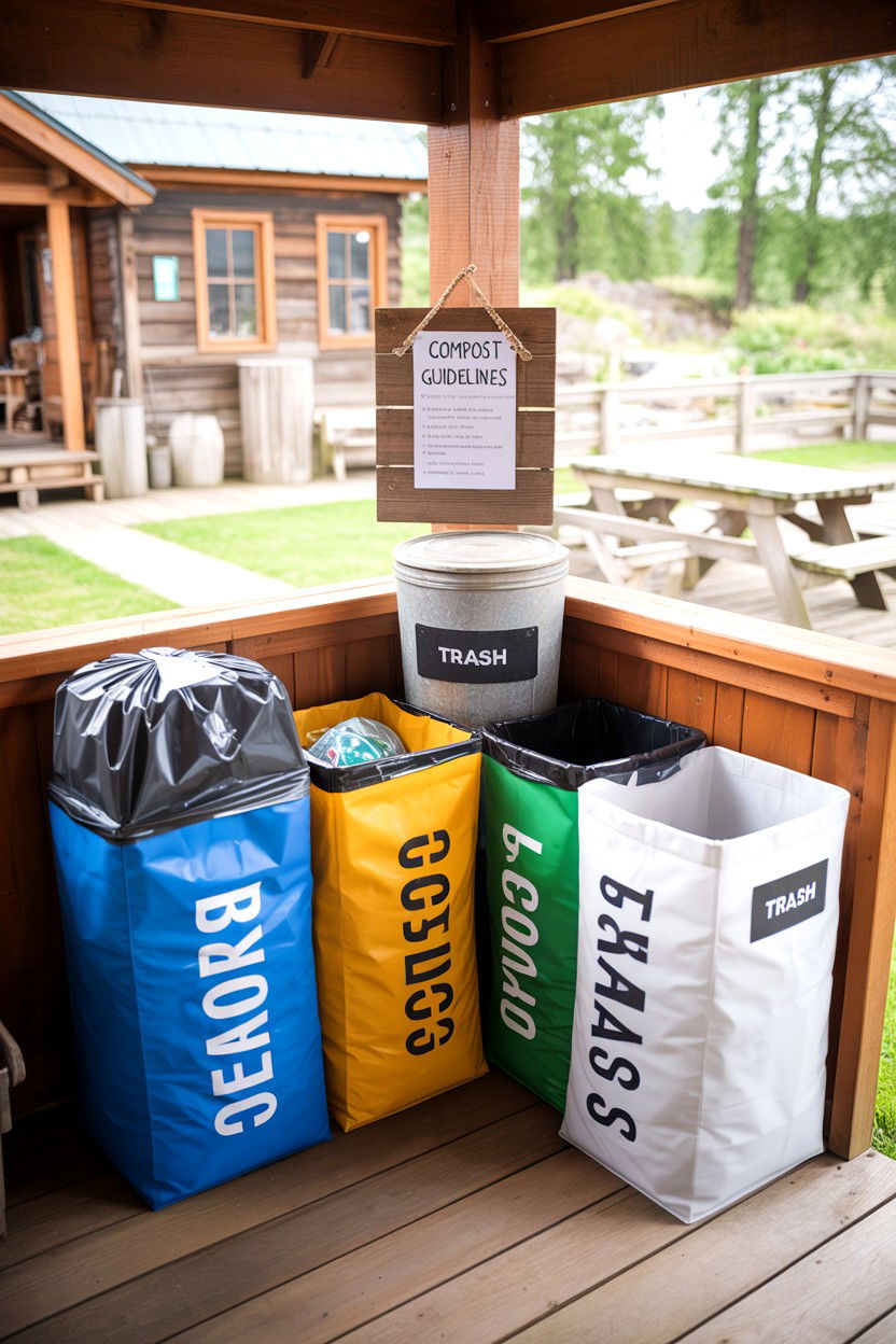 Waste Sorting and Pack Out - 20-off-grid-cozy-cabin-trip-ideas