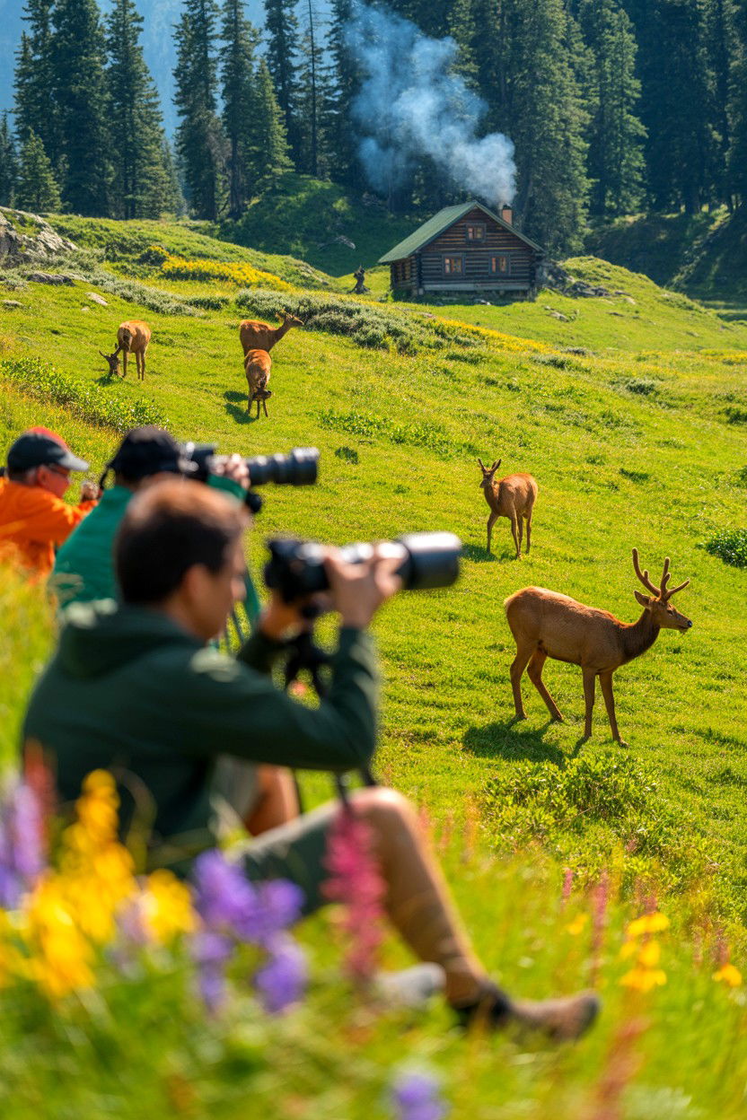 Wildlife Distance and Etiquette - 20-cozy-cabin-trip-ideas-near-national-parks