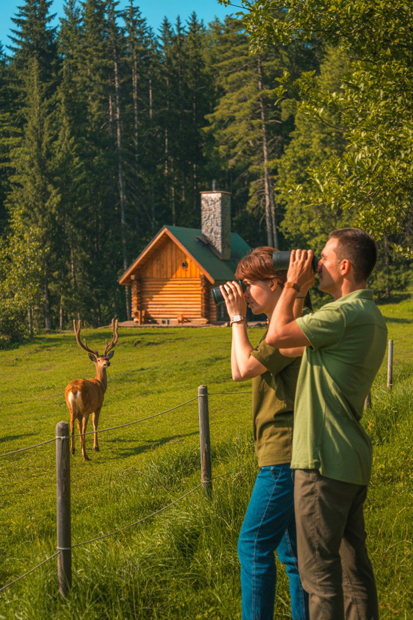 Wildlife Watching Etiquette - 20-cozy-cabin-trip-ideas-for-families