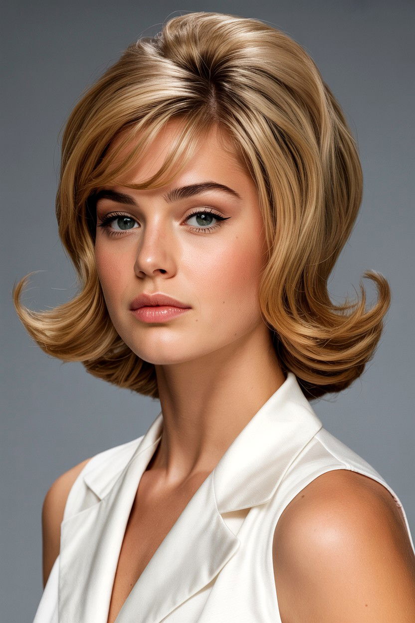 1960s Flip - 25 Valentine's Day Vintage Hair Ideas