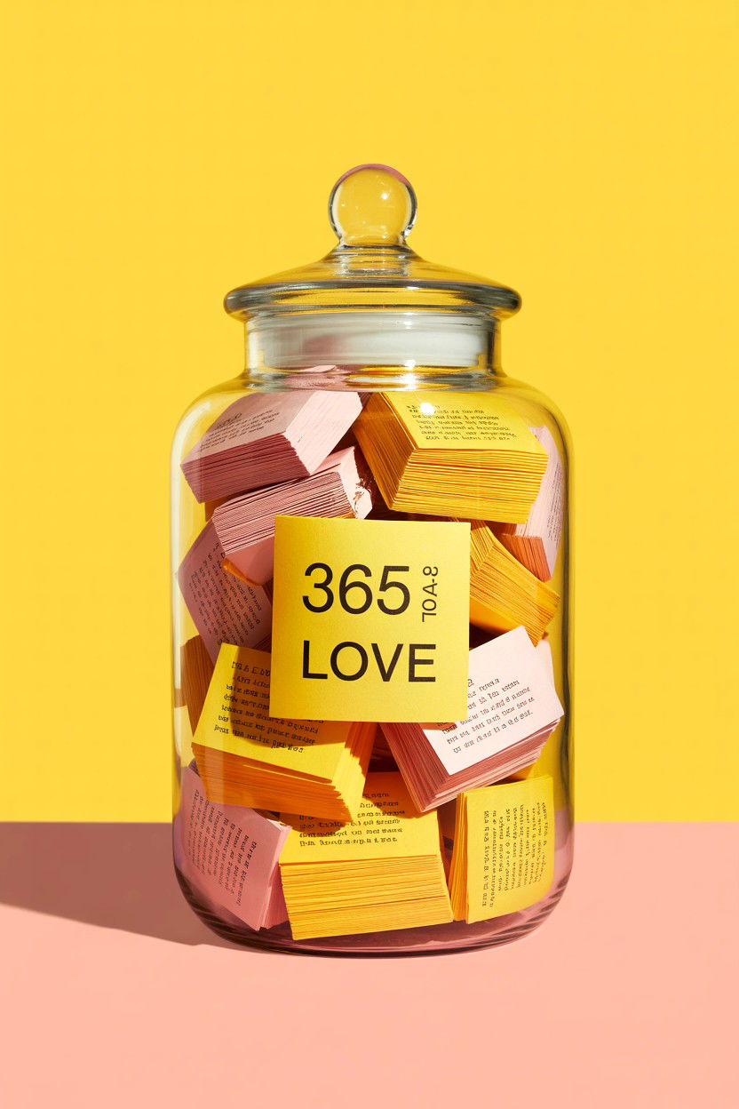 365 Days Of Love Jar - 25 Valentine's Day Love Jar Ideas