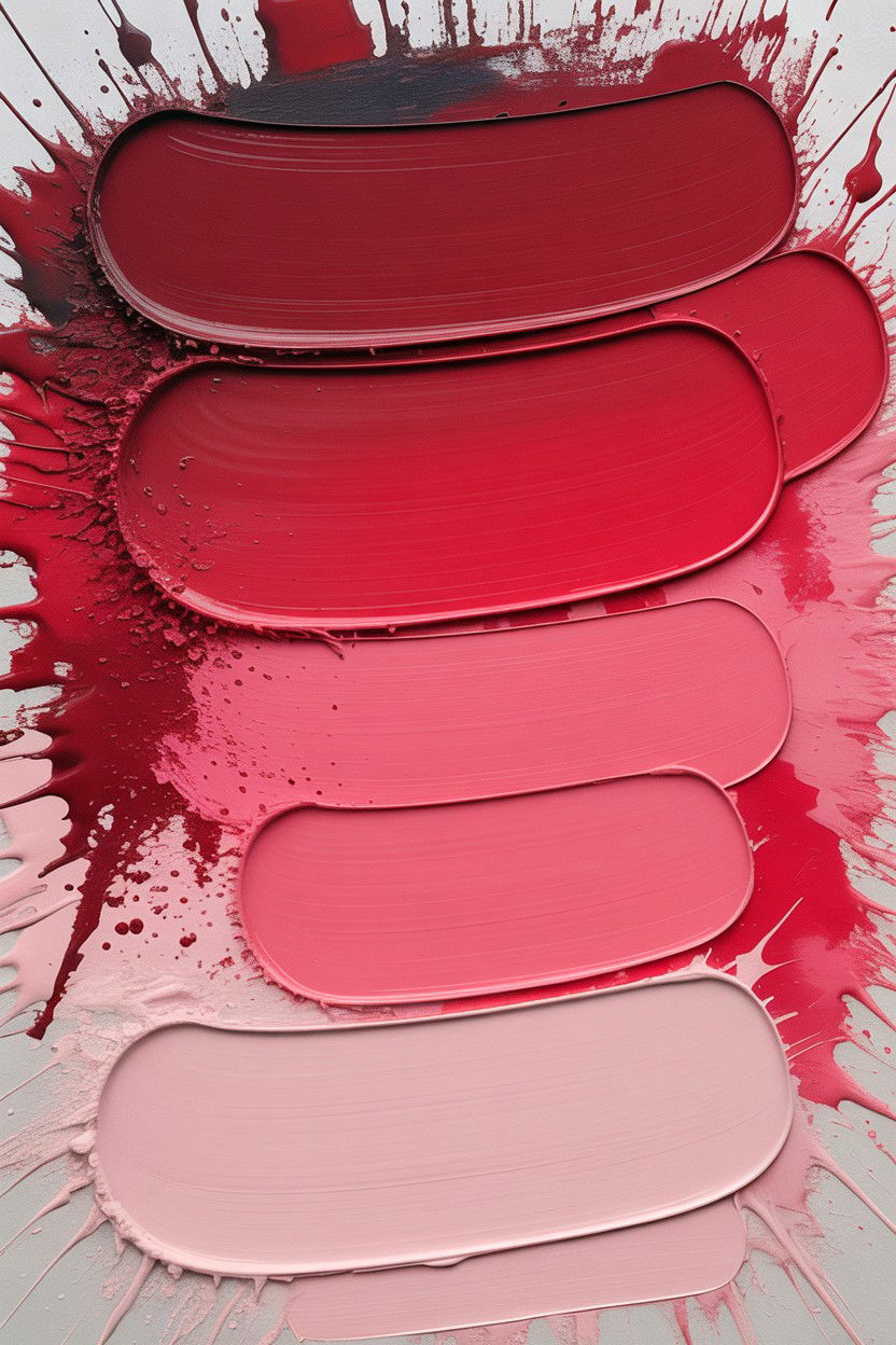 Abstract Pink Red Canvas - 25 Valentine's Day Wall Art Ideas