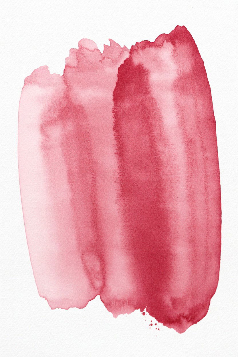 Abstract Watercolor Wash - 25 Minimalist Valentine's Day Card Ideas