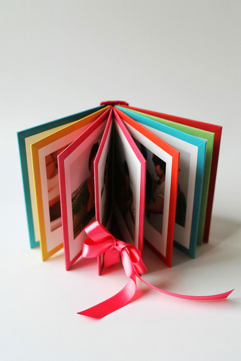Accordion book - 25 Valentine's Day Memory Album Ideas
