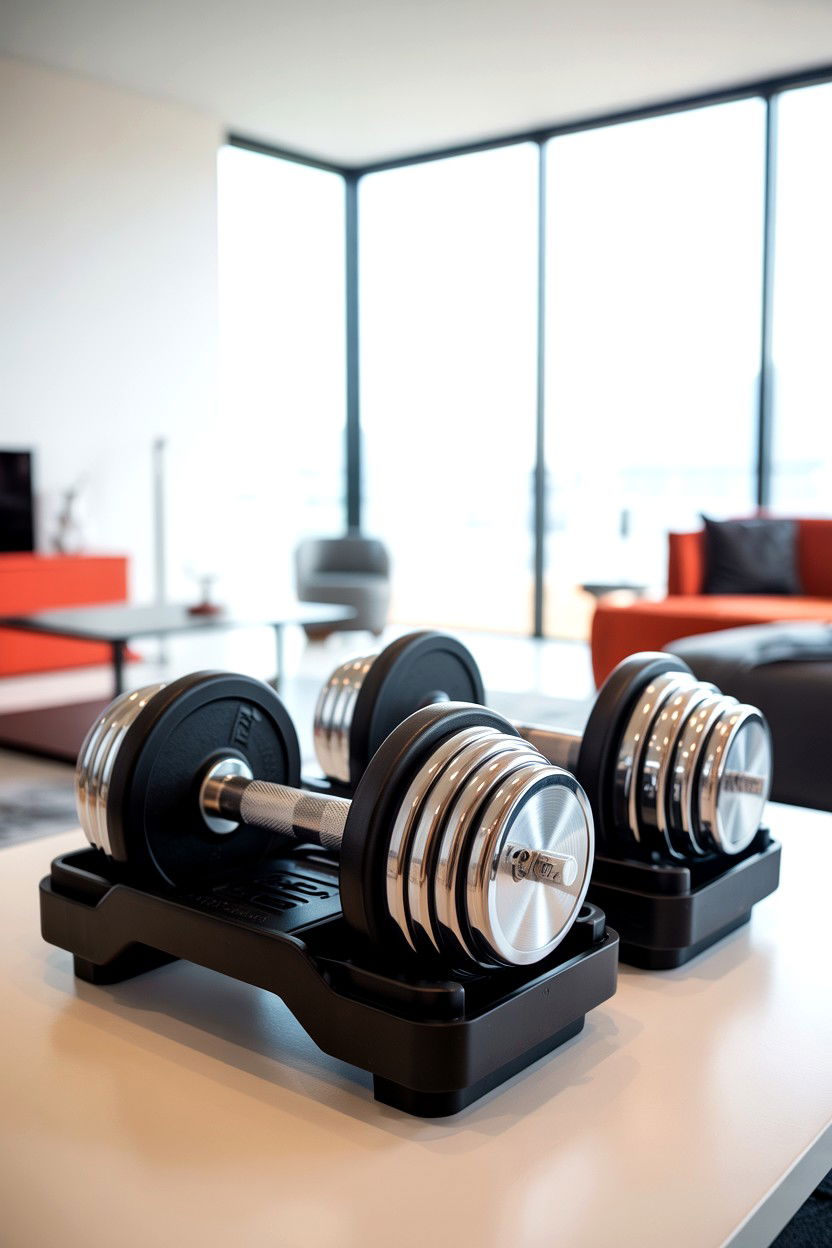 Adjustable Dumbbells - 25 Fitness Valentine's Day Gifts for Him