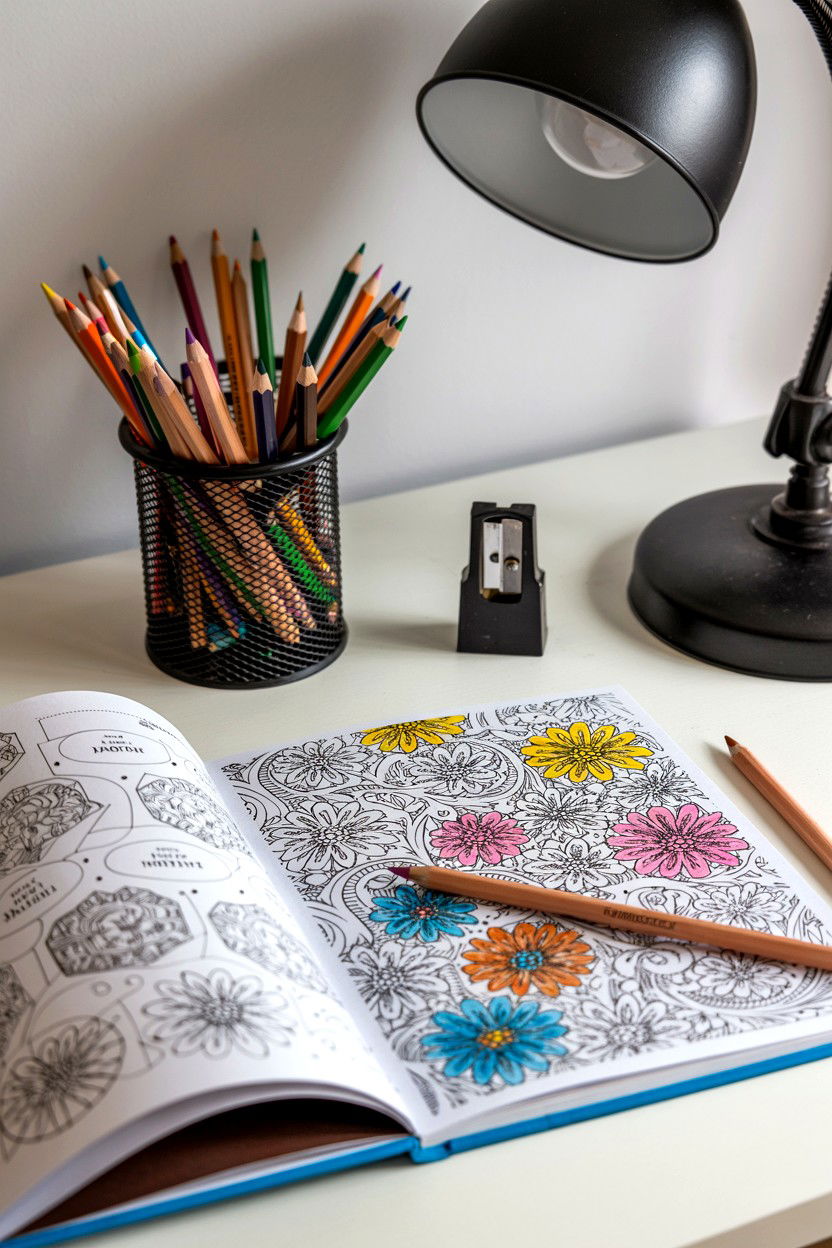 Adult Coloring - 25 Valentine's Day Relaxation Ideas
