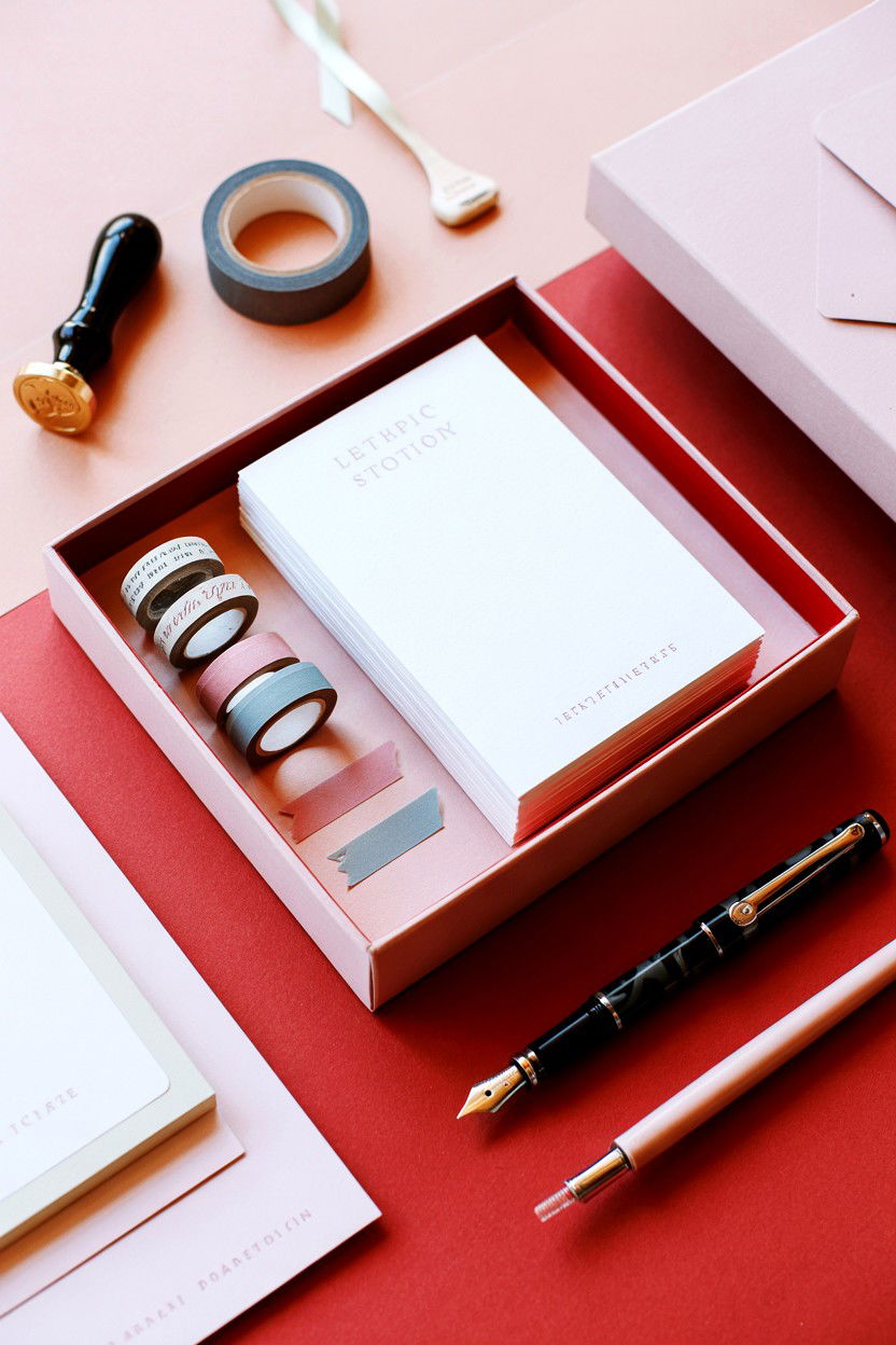 Aesthetic Stationery Box - 25 Valentine's Day Gift Box Ideas