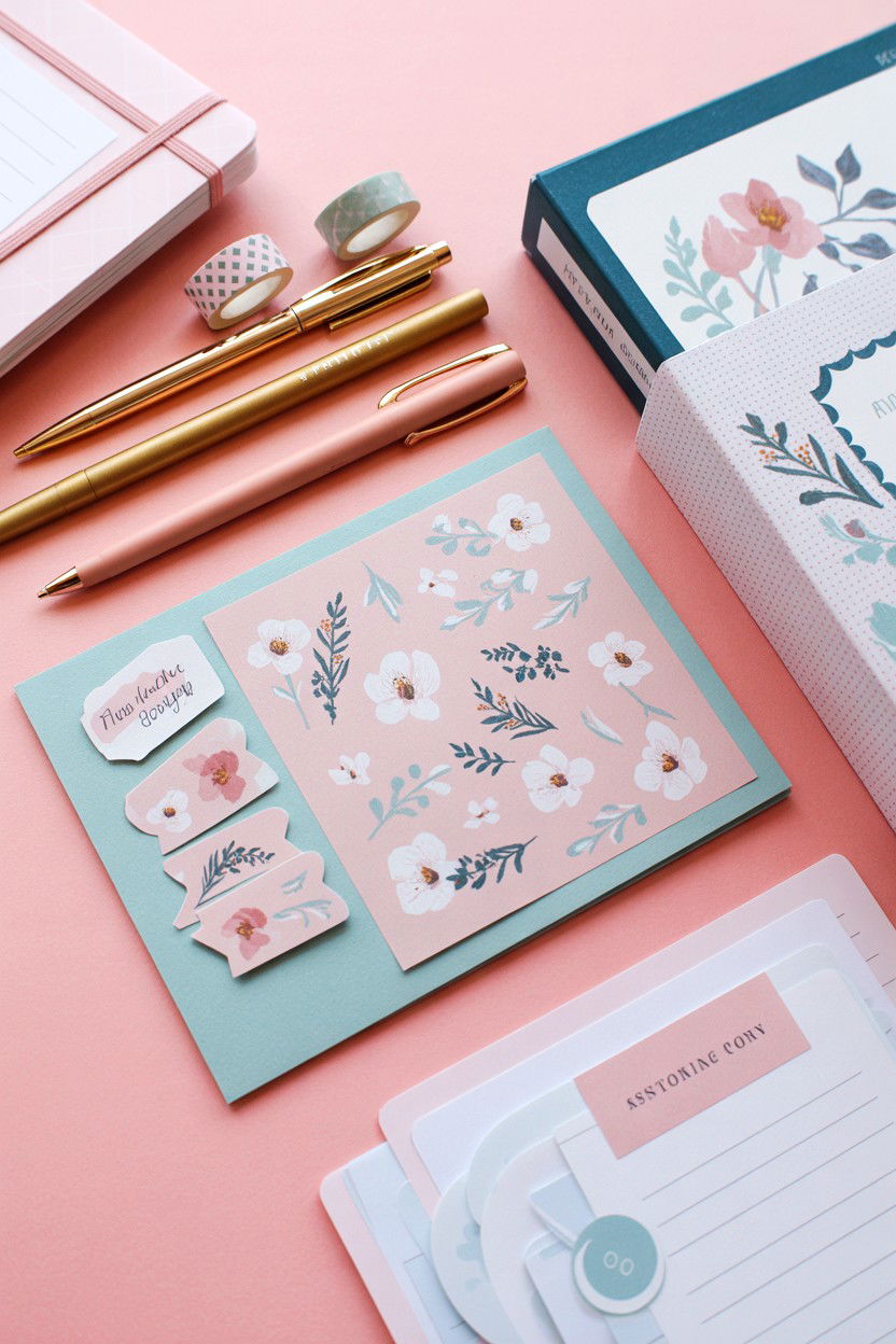 Aesthetic stationery set - 25 Valentine's Day Calendar Gift Ideas