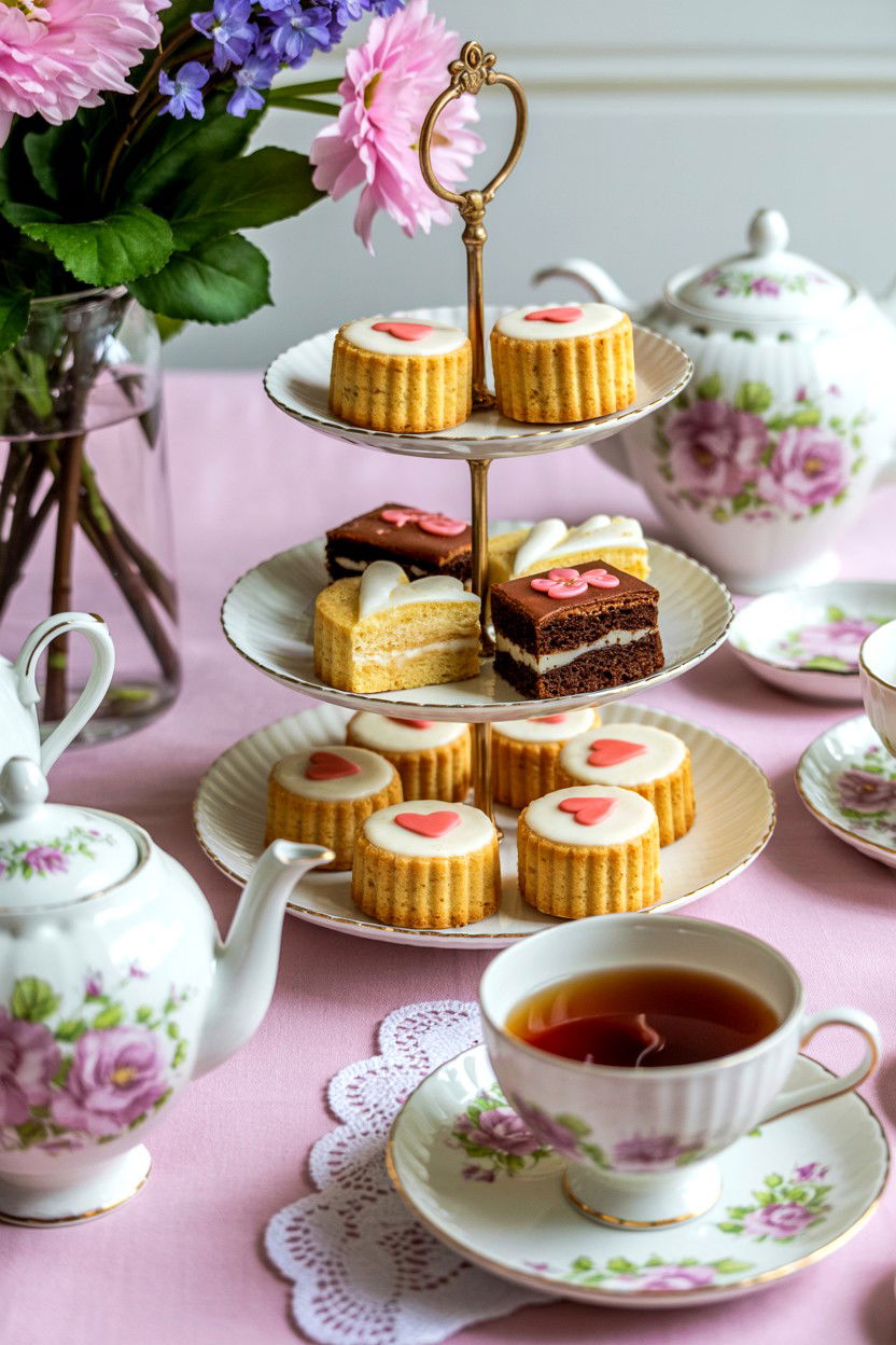 Afternoon Tea Party - 25 Valentine's Day Dinner Party Ideas