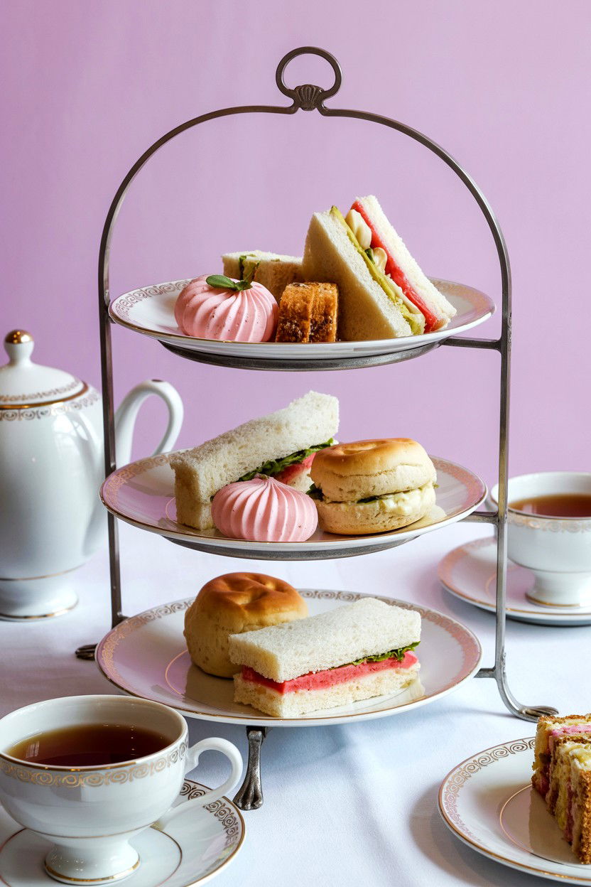 Afternoon Tea Set - 25 Valentine's Day Lunch Surprise Ideas