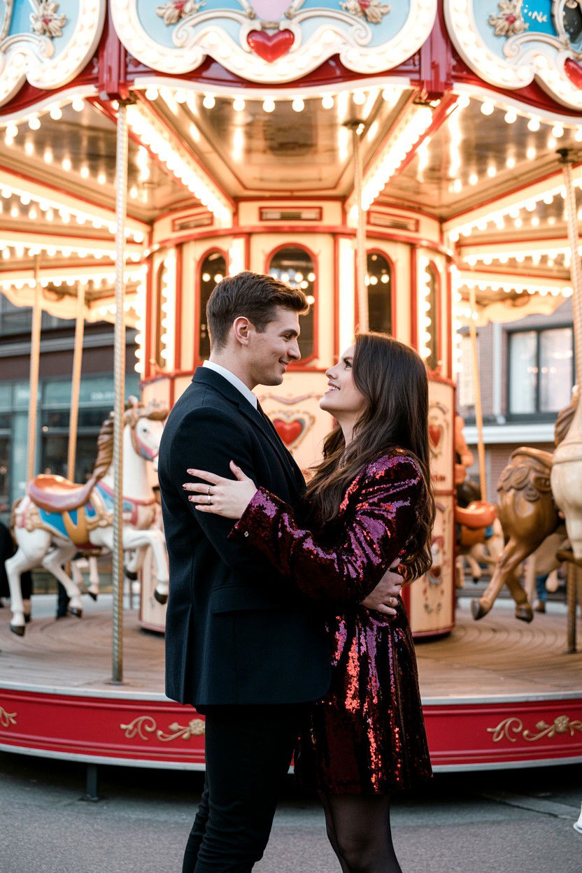 Amusement Park - 25 Valentine's Day Photo Location Ideas