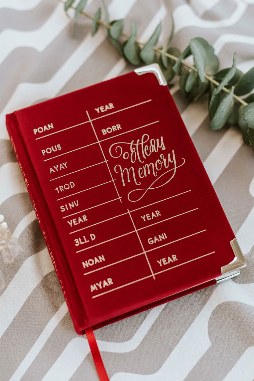 Anniversary Memory Journal - 25 Valentine's Day Love Book Ideas