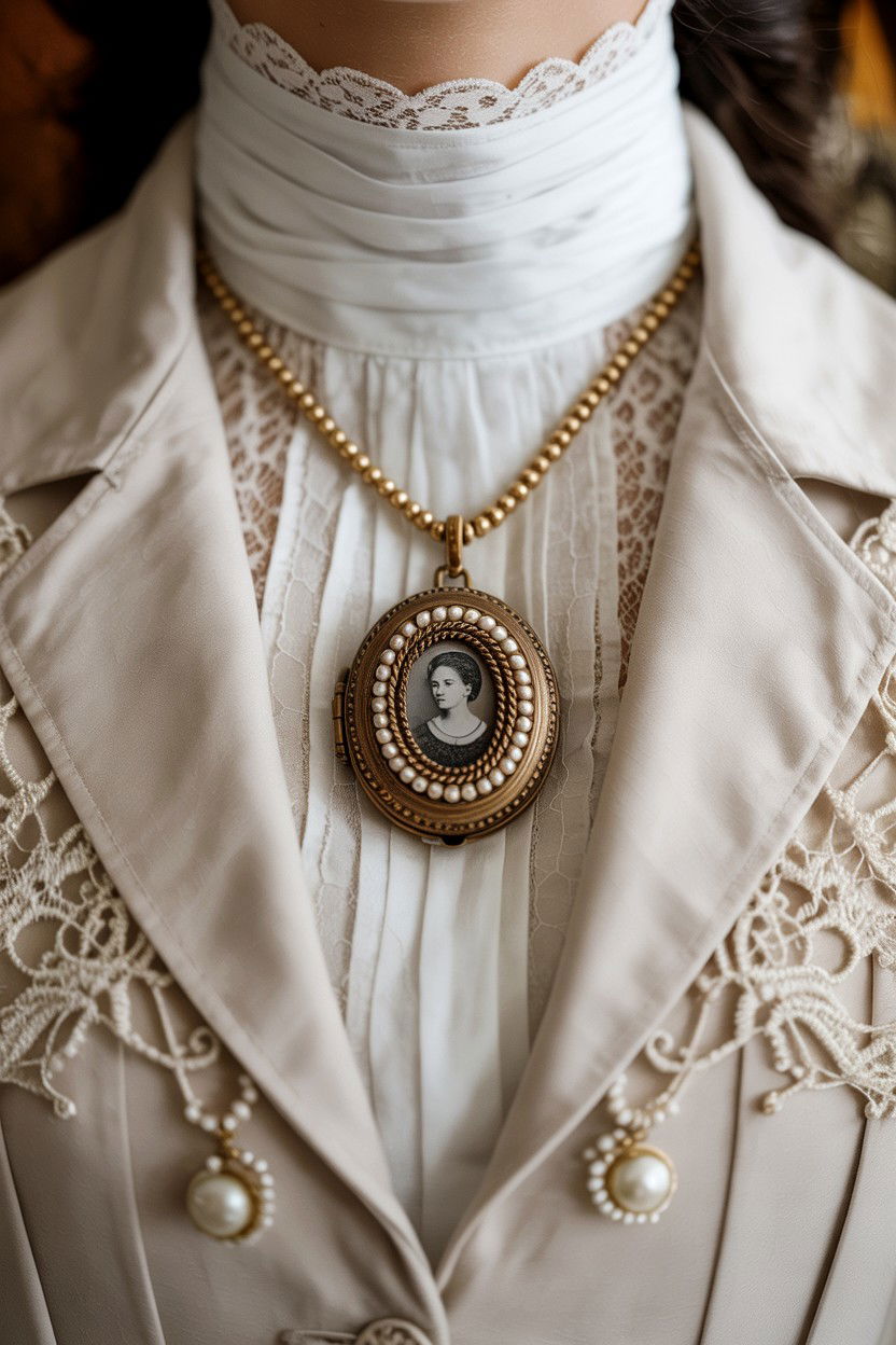 Antique Victorian Locket - 25 Valentine's Day Locket Ideas
