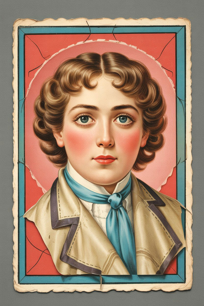 Antique mechanical valentine - 25 Vintage Valentine's Day Card Ideas