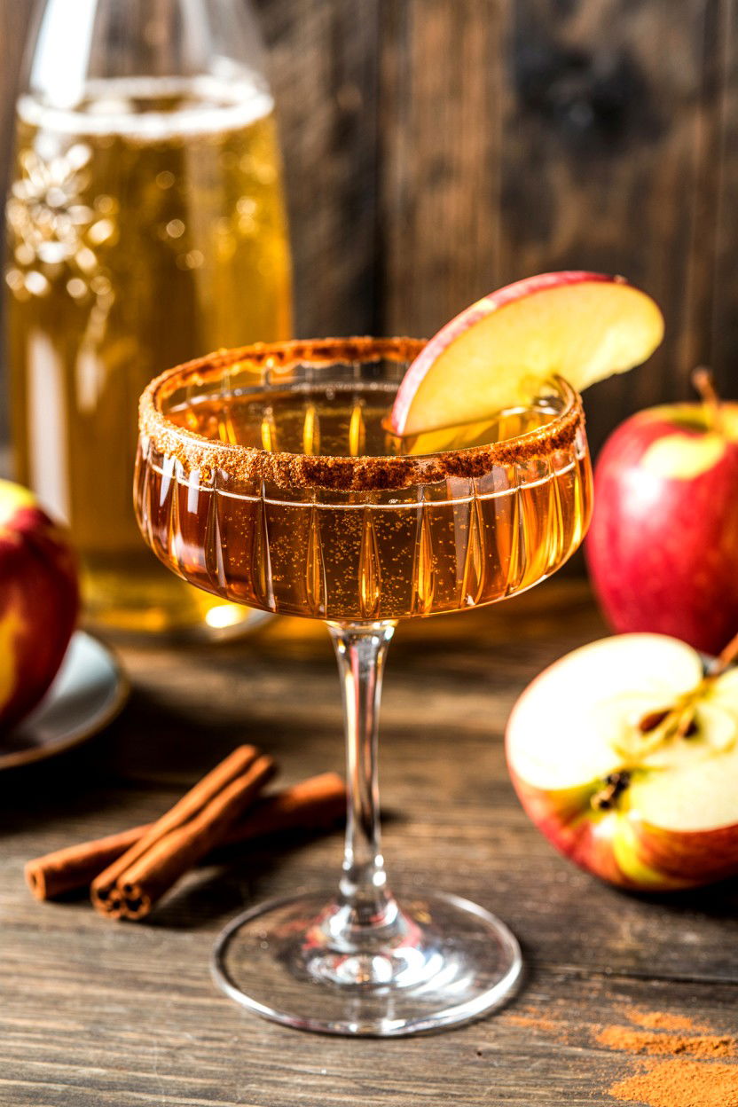 Apple Cider Sparkler - 25 Valentine's Day Sparkling Drink Ideas