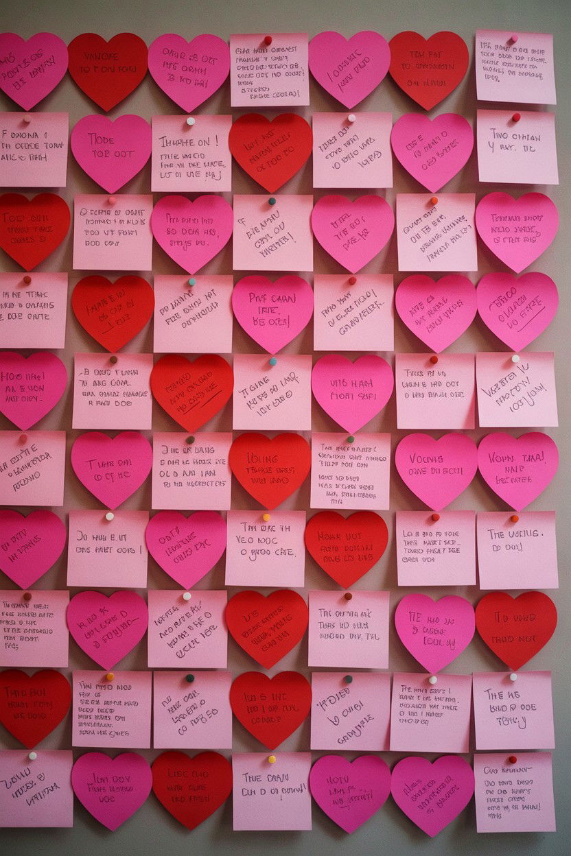 Appreciation Wall - 25 Valentine's Day Office Party Ideas