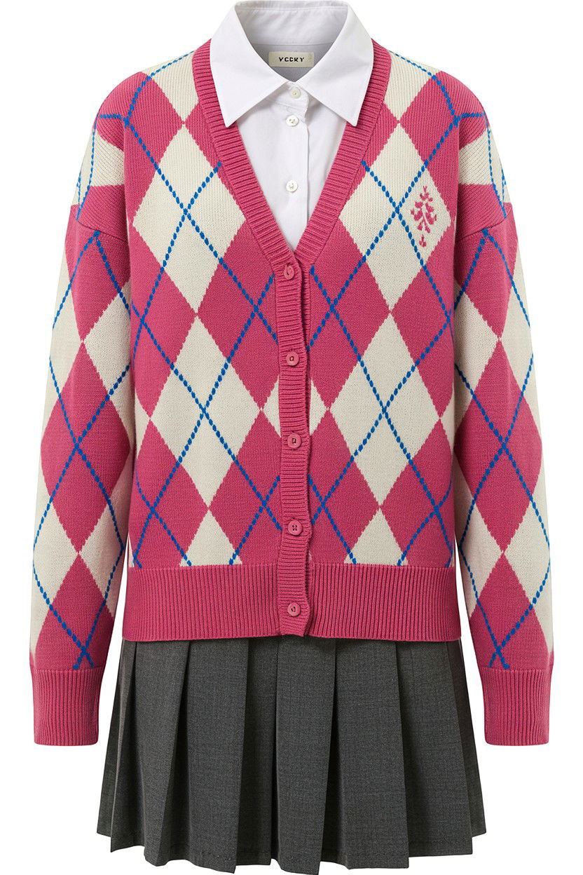 Argyle Cardigan Outfit - 25 Valentine's Day Cardigan Outfits