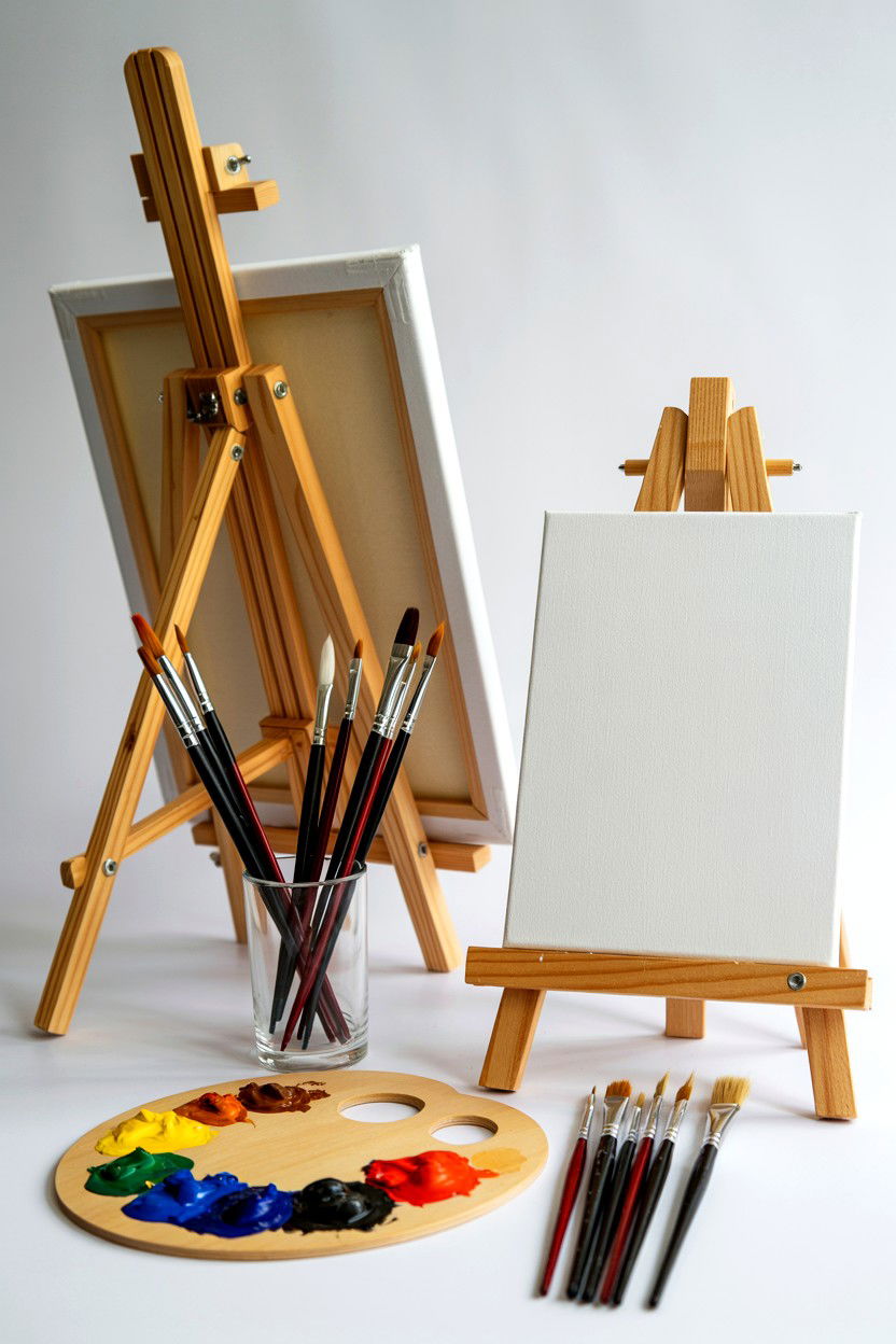 Art And Painting Set - 25 Valentine's Day At Home Gift Basket Ideas