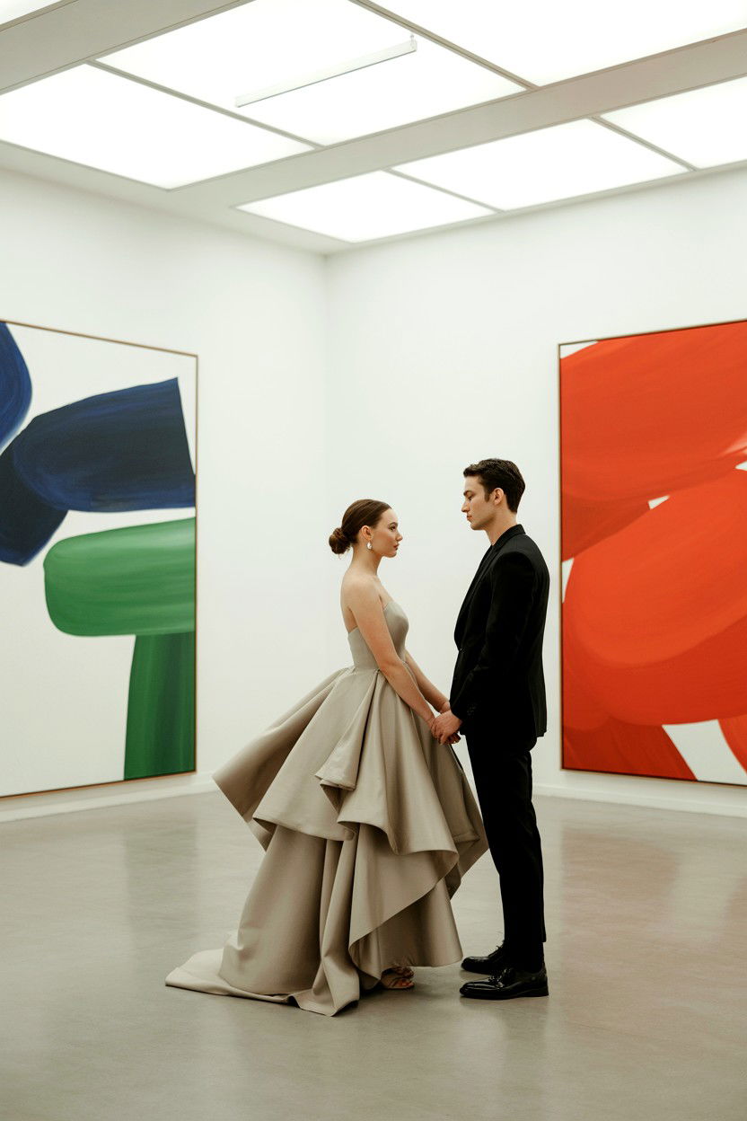 Art Gallery Elopement - 25 Valentine's Day Elopement Ideas