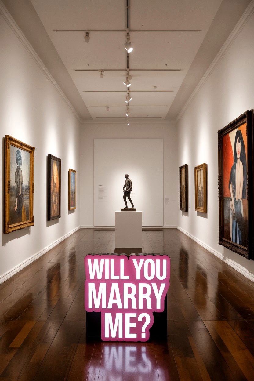 Art Gallery Tour - 25 Valentine's Day Proposal Ideas