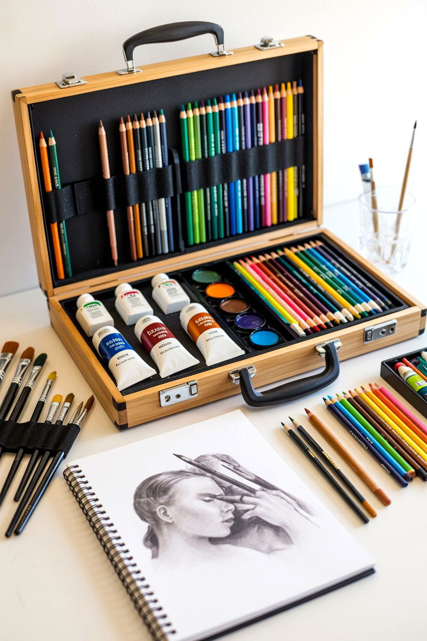 Art Supply Set - 25 Valentine's Day Gifts for Son