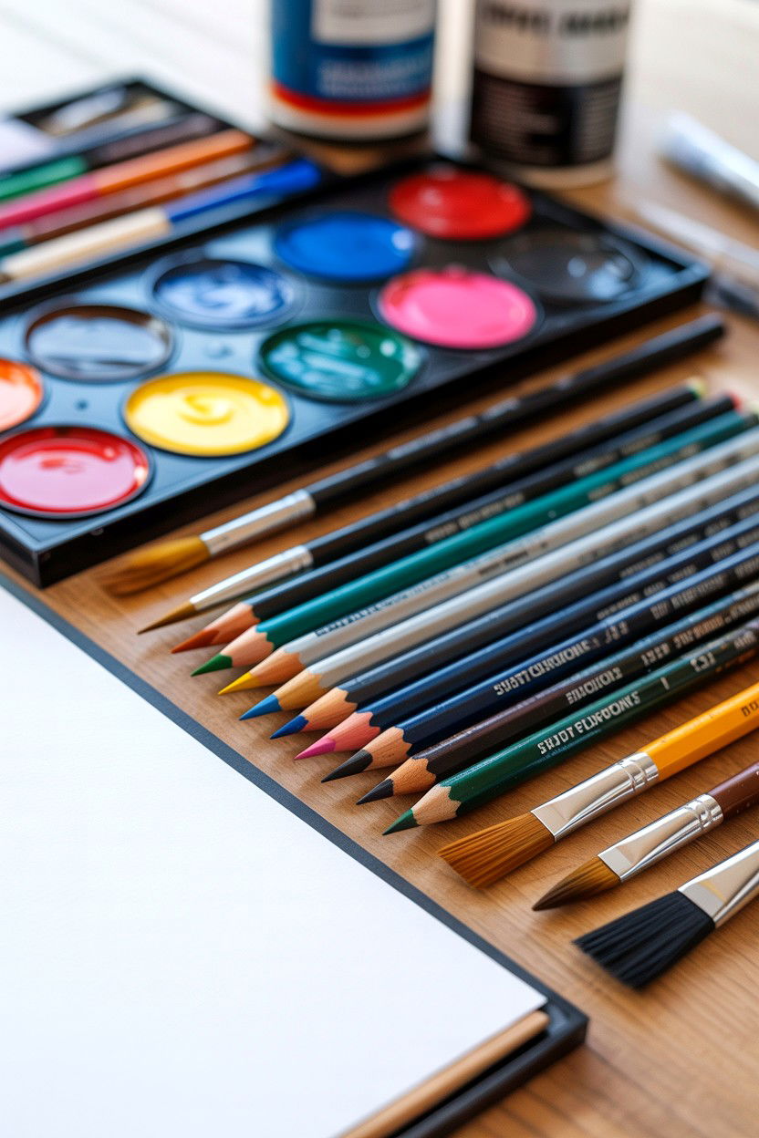 Art supplies for men - 25 Valentine's Day Gift Basket Ideas for Him