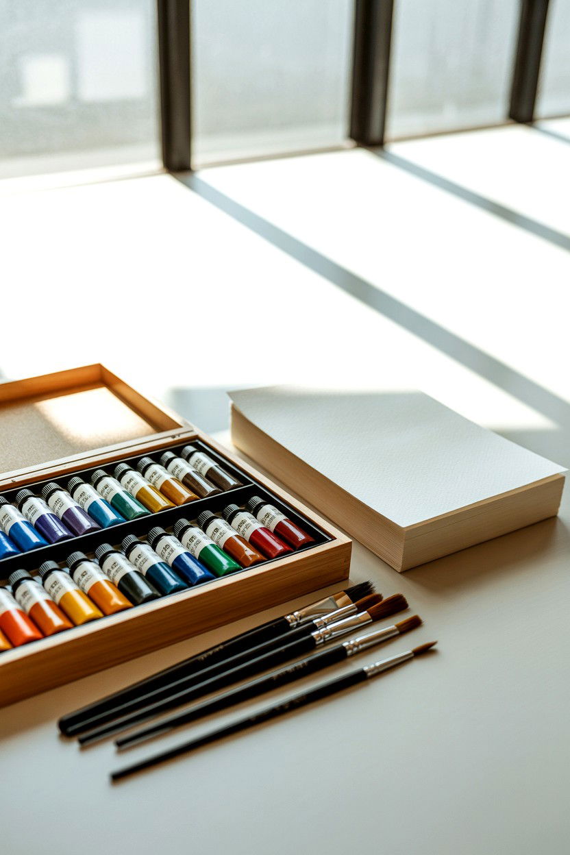 Art supply set - 25 Flower Alternatives for Valentine's Day