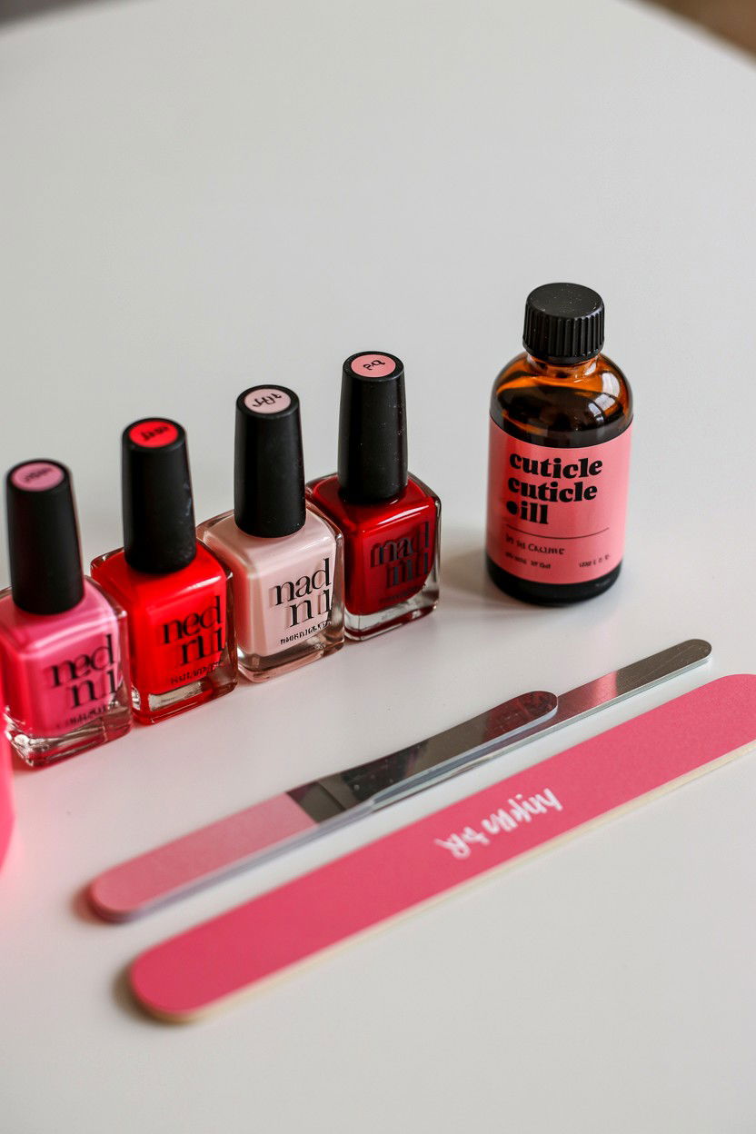 At Home Manicure - 25 Valentine's Day Self Care Ideas