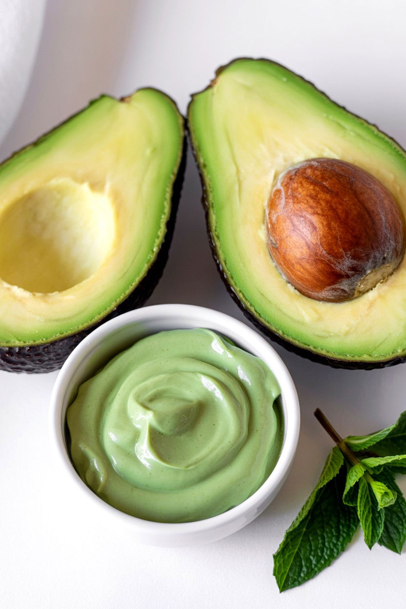Avocado Hair Mask - 25 Valentine's Day Hair Mask Ideas