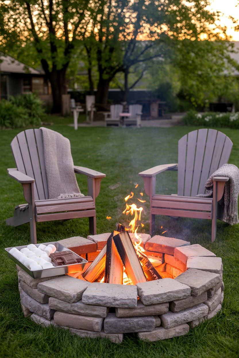 Backyard Bonfire Date Night - 25 Valentine's Day Romantic Surprise Ideas