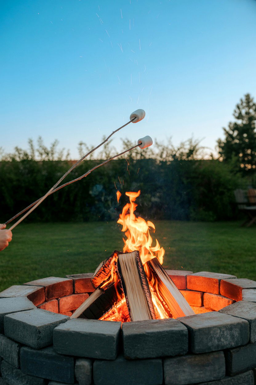 Backyard Campfire - 25 Budget Valentine's Day Ideas