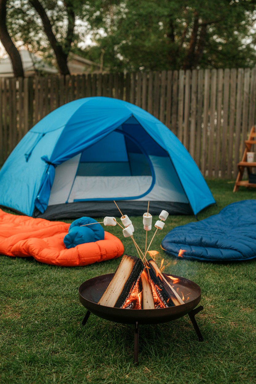 Backyard Campout - 25 Valentine's Day Coupon Book Ideas for Him