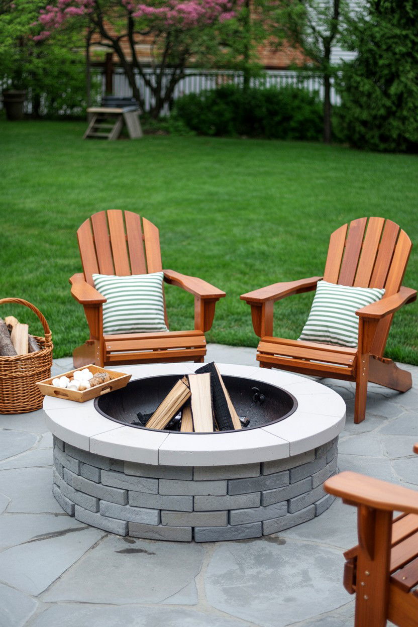 Backyard Fire Pit - 25 Valentine's Day Ideas for Parents
