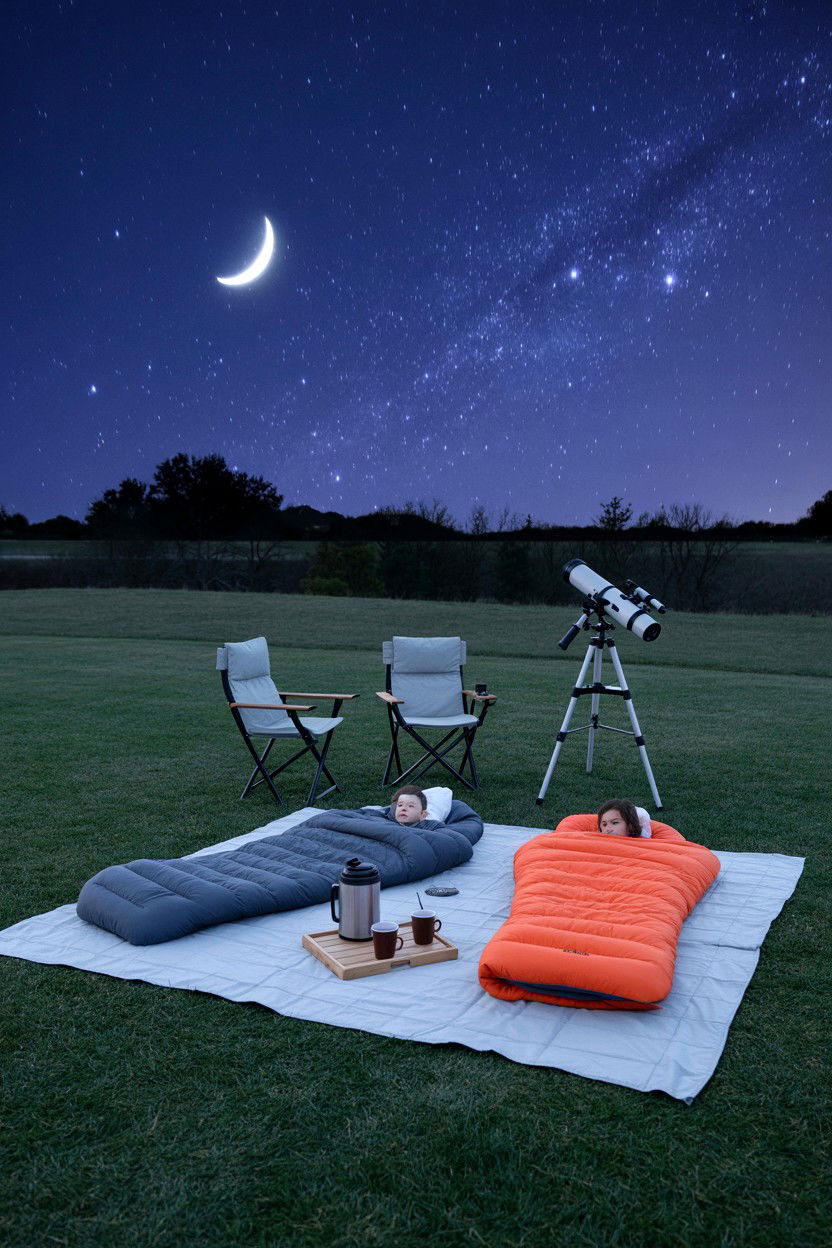 Backyard Stargazing - 25 Budget Valentine's Day Surprise Ideas
