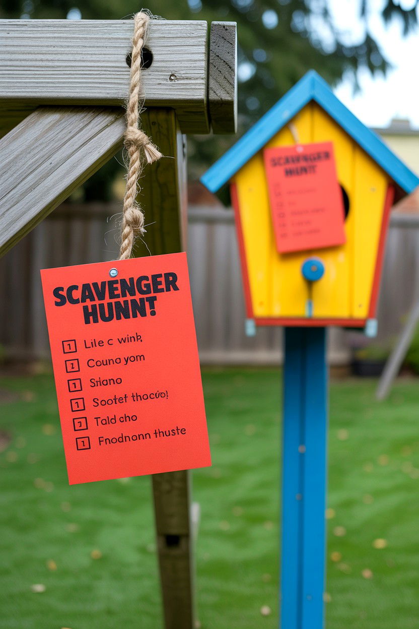 Backyard scavenger hunt for kids - 25 Valentine's Day Scavenger Hunt Ideas