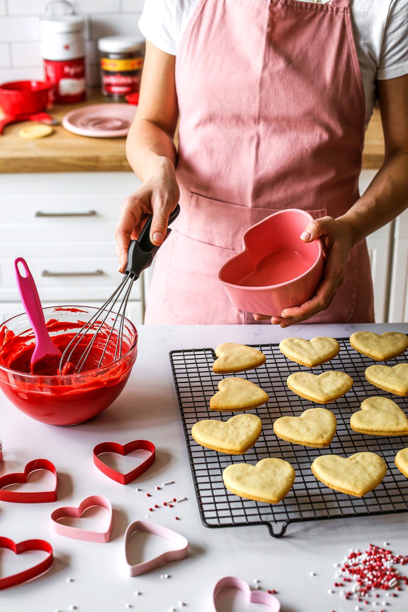 Baking Valentine Treats - 25 Valentine's Day Ideas for Introverts