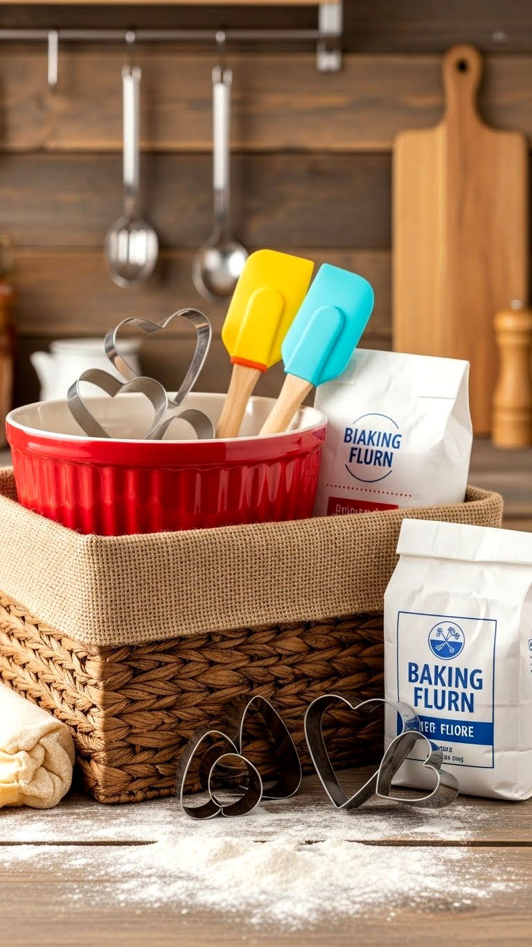 Baking gift basket - 25 valentine's day gift basket ideas