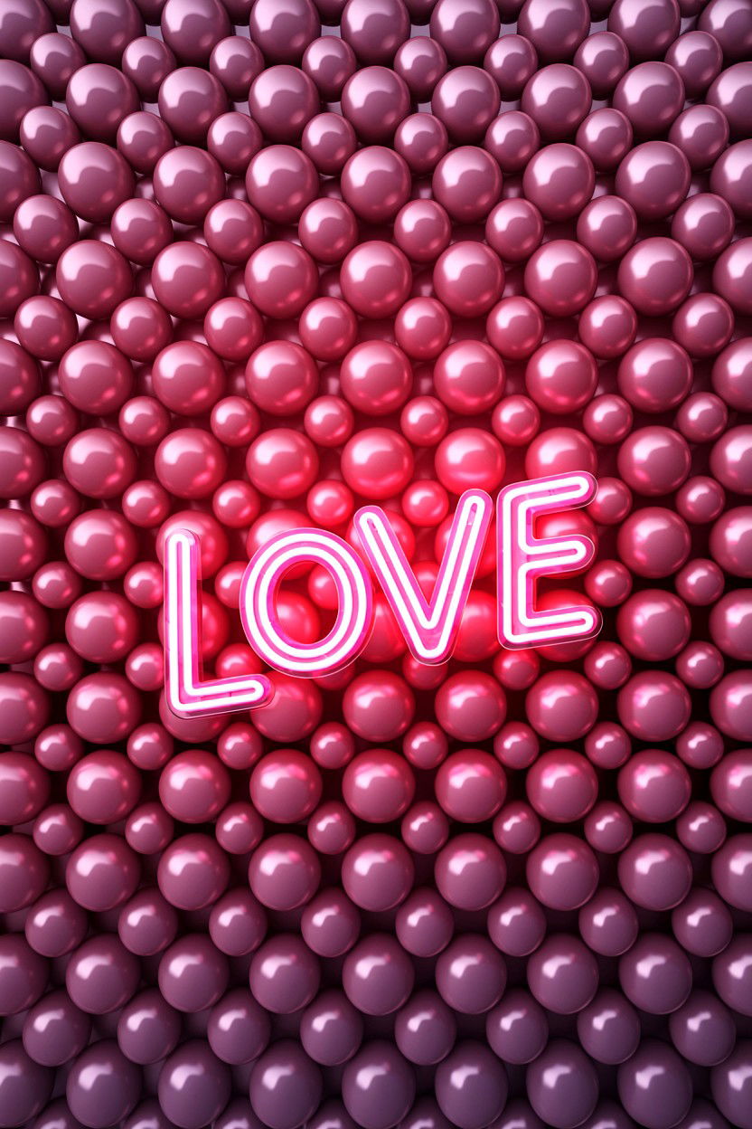 Balloon Wall With Neon Sign - 25 Valentine's Day Balloon Wall Ideas