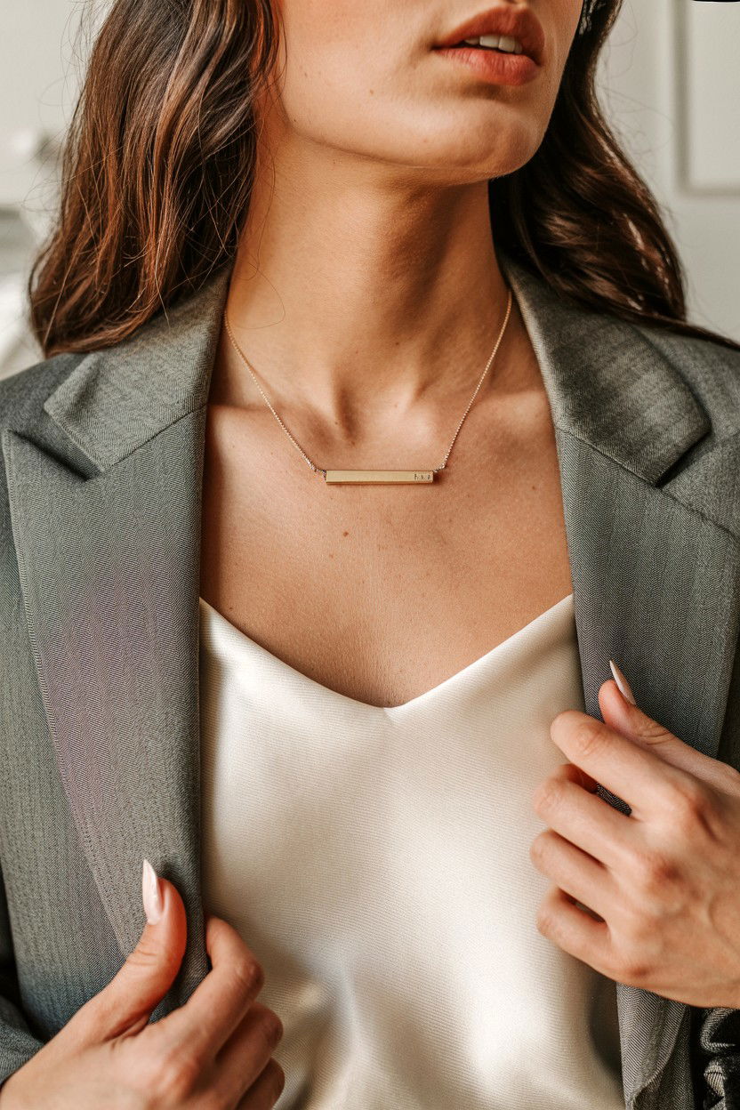 Bar Necklace - 25 Valentine's Day Necklace Ideas