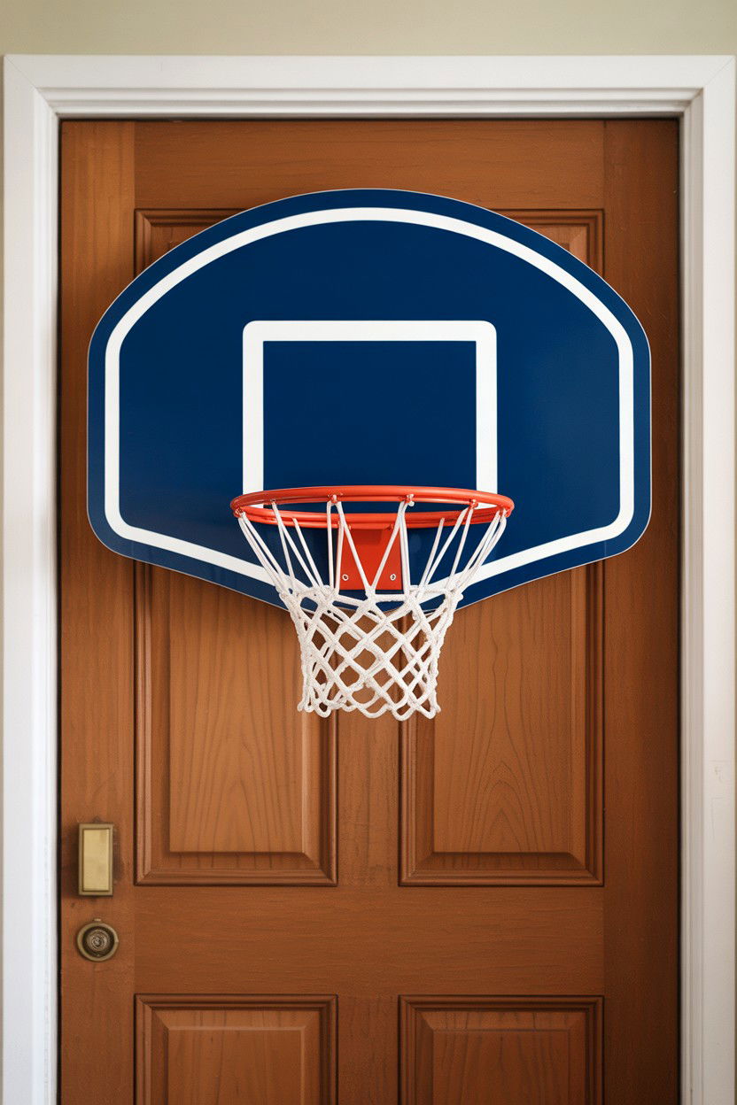 Basketball Hoop Door Decor - 25 Sports Fan Valentine's Day Gifts