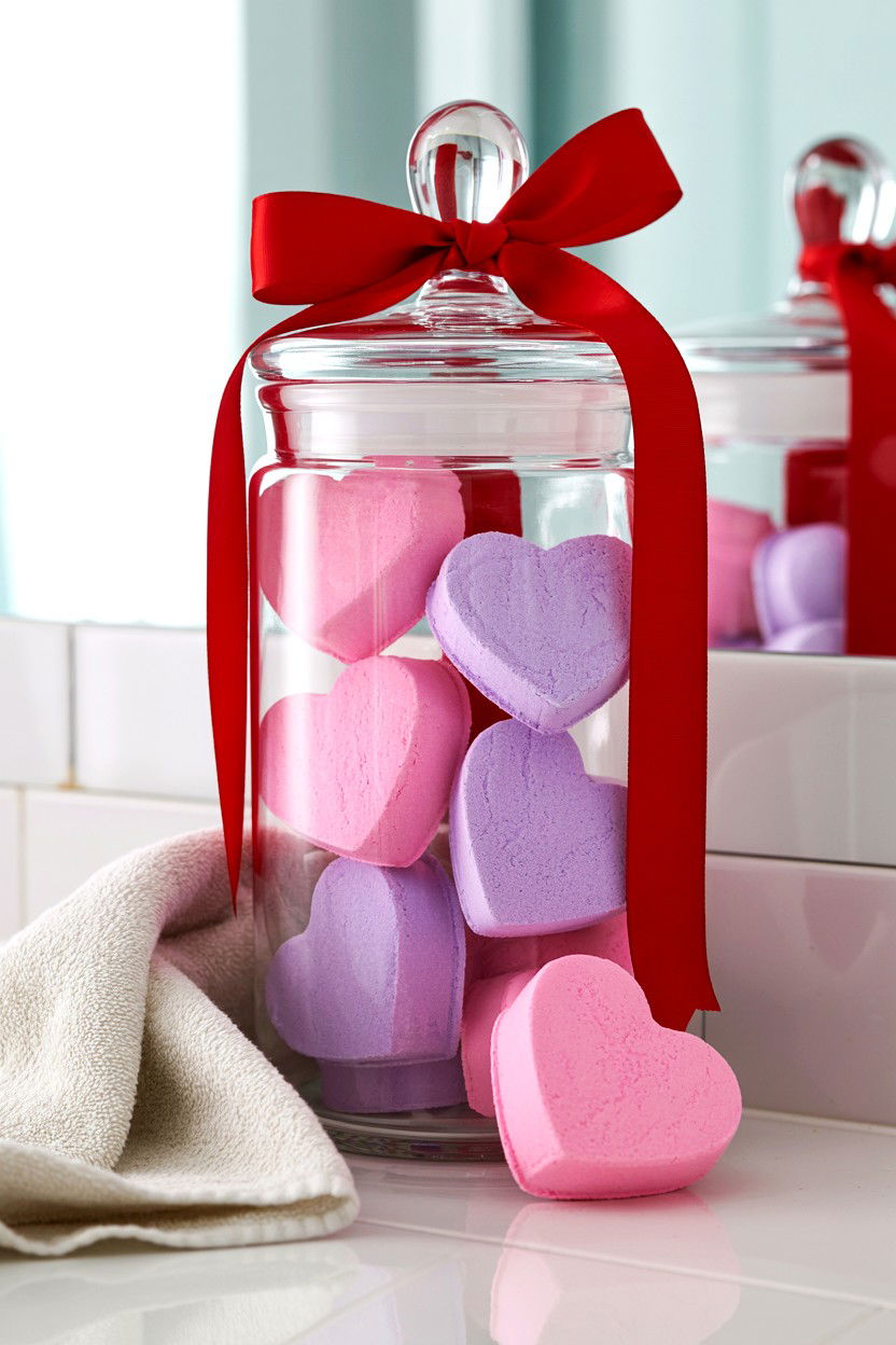 Bath Bomb - 25 Valentine's Day Party Favor Ideas