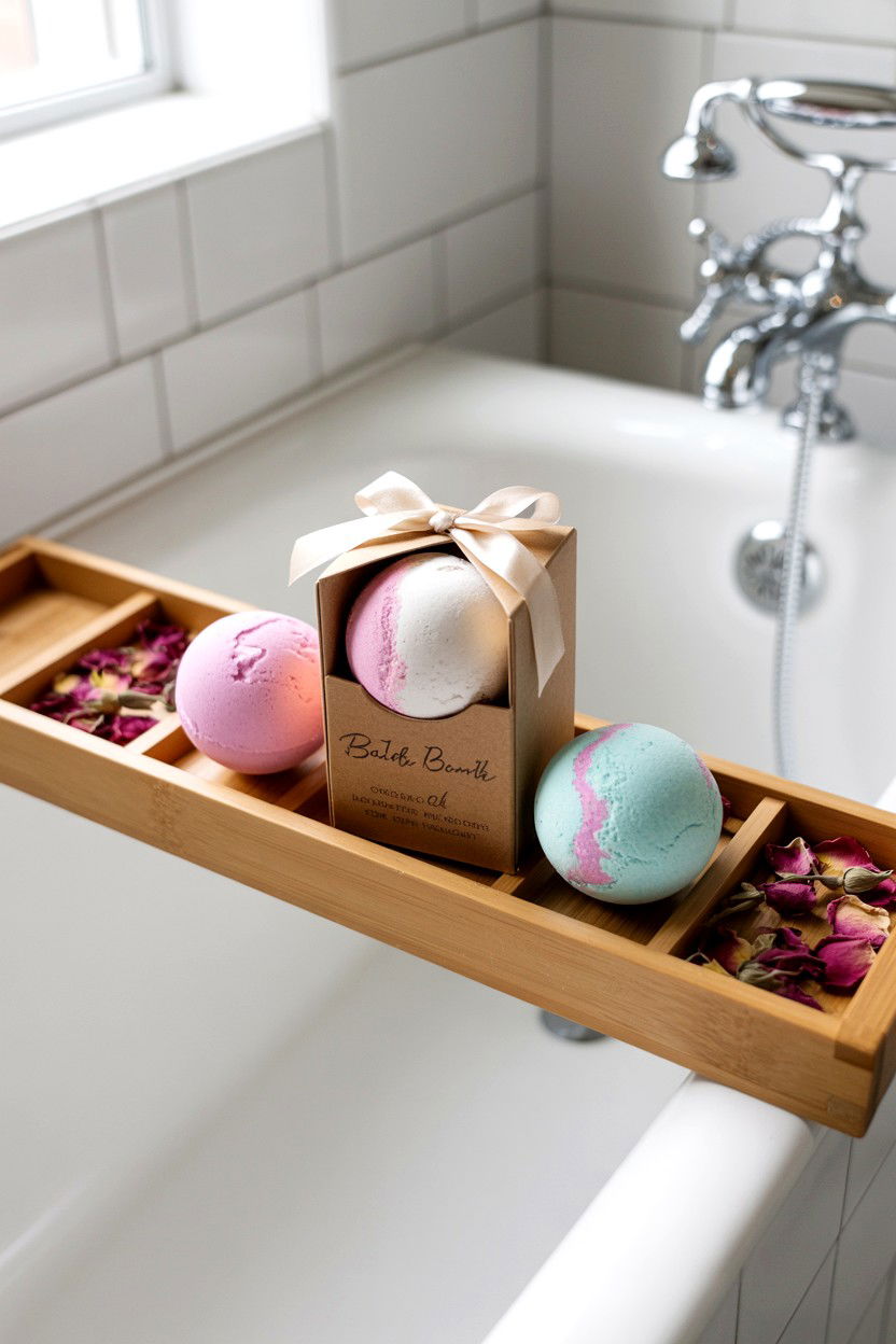 Bath Bomb Gift Set - 25 Beauty Valentine's Day Gifts for Women