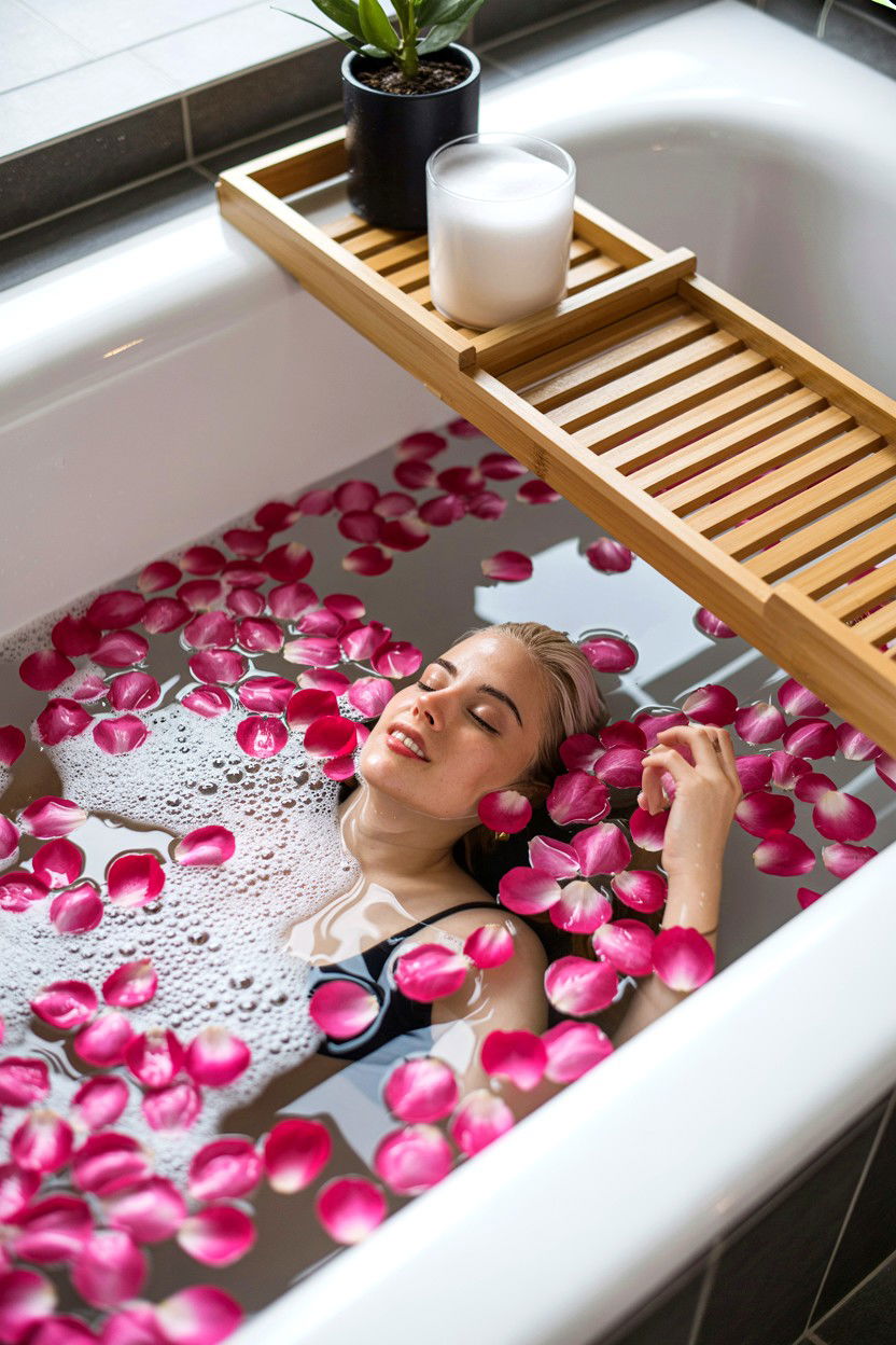 Bath Soak - 25 Valentine's Day Glow Up Ideas