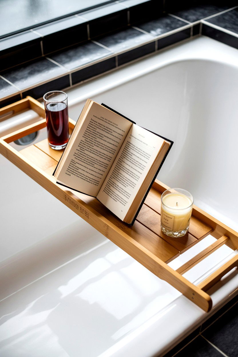 Bath Tray For Tub - 25 Valentine's Day Gifts for Newlyweds